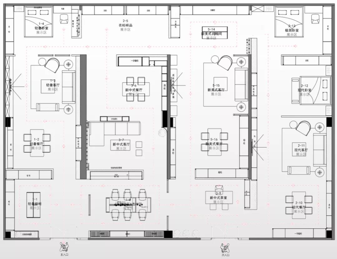 華洲木業︱湖北當陽戰略合作商 348㎡ 展廳空間設計案例(圖1)